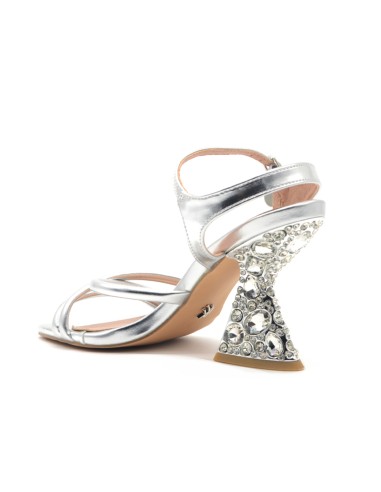 Kharisma elegant women's sandal in laminated eco-leather