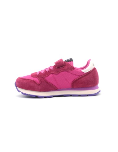 Sun68 Ally Solid Sneaker für Mädchen aus Wildleder und Stoff