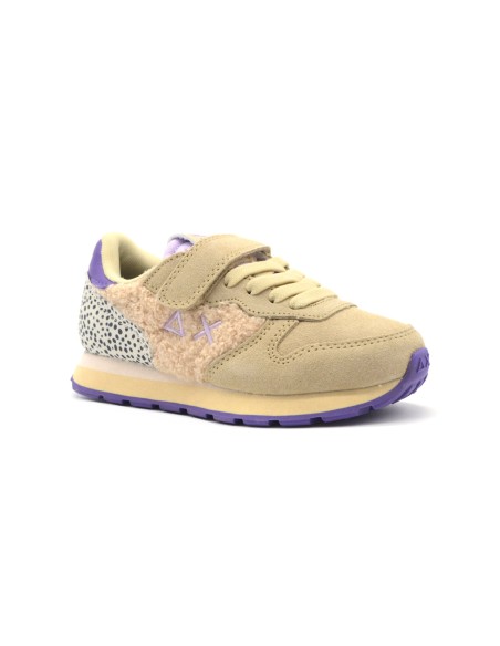 Sun68 Ally Winter sneaker for girls in suede leather