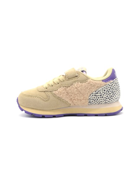 Sun68 Ally Winter sneaker for girls in suede leather