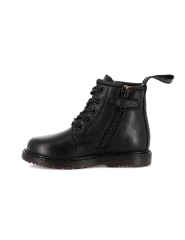 Botte amphibie pour enfant Grünland Junior en cuir foulonné avec lacets et zip