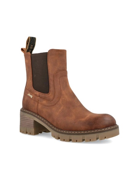 Jeep Raven Chelsea Nbk Damenstiefelette mit Metalllogo