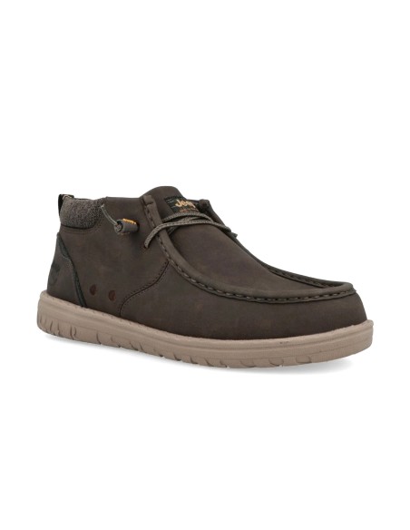 Jeep Samoa Wallabee Mid Herrenstiefelette mit elastischen Schnürsenkeln