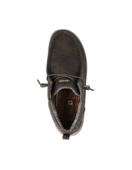 Jeep modello Samoa Wallabee Mid polacchino uomo con laccio elastico
