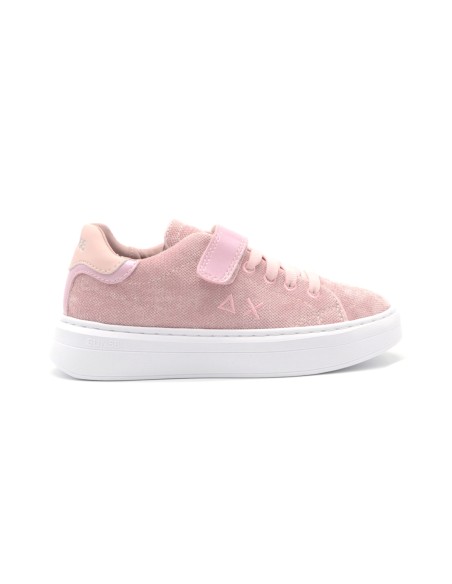 Zapatilla Sun68 Grace Velvet para niña en terciopelo brillante