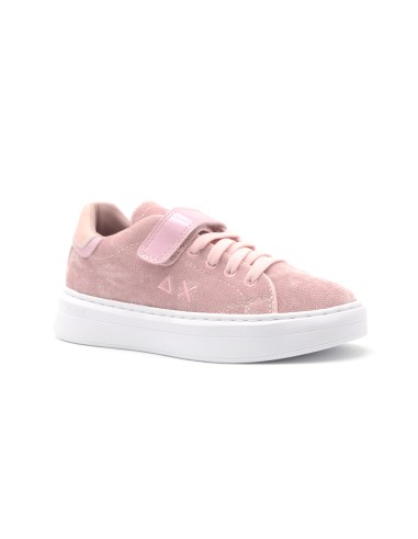 Zapatilla Sun68 Grace Velvet para niña en terciopelo brillante