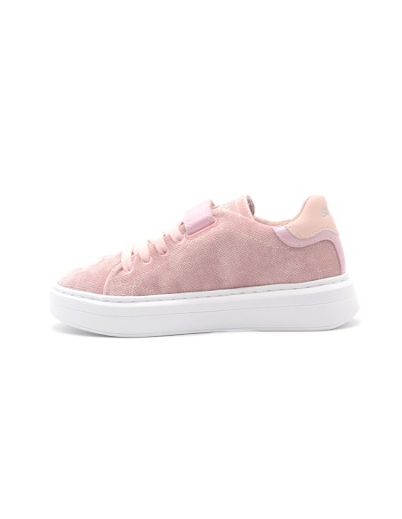 Zapatilla Sun68 Grace Velvet para niña en terciopelo brillante