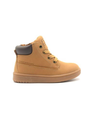 Tommy Hilfiger polacchino bambino con stringhe e zip interna