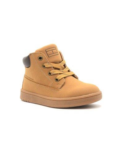 Tommy Hilfiger polacchino bambino con stringhe e zip interna
