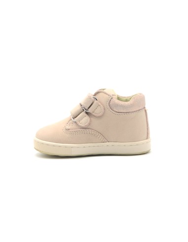 Zapato de primeros pasos Balducci fabricado en Italia para niñas en nobuk