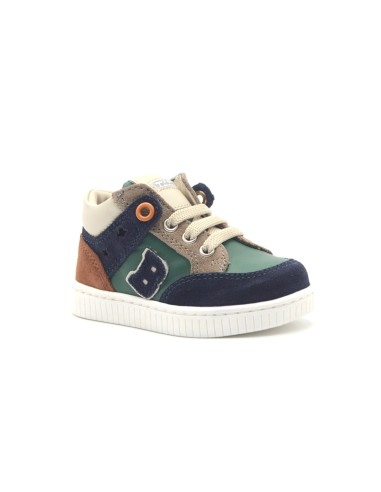 Baskets premier pas Balducci Made in Italy pour enfants en daim