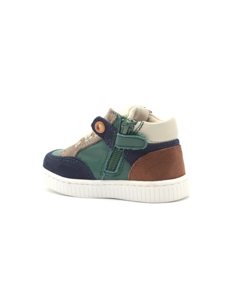 Baskets premier pas Balducci Made in Italy pour enfants en daim