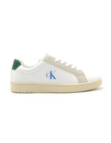 Calvin Klein sneaker stringata bambino con inserti a contrasto