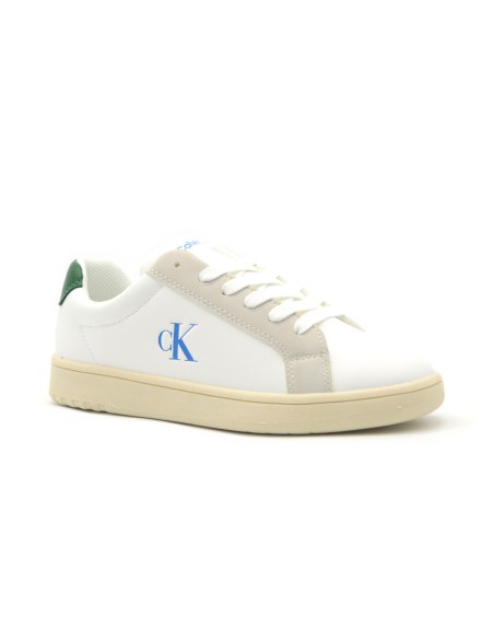 Calvin Klein sneaker stringata bambino con inserti a contrasto