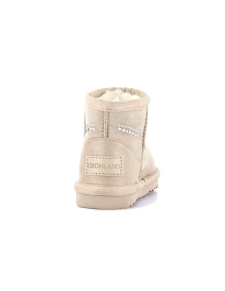 Bottines Grunland Croy modèle mammouth pour fille avec strass