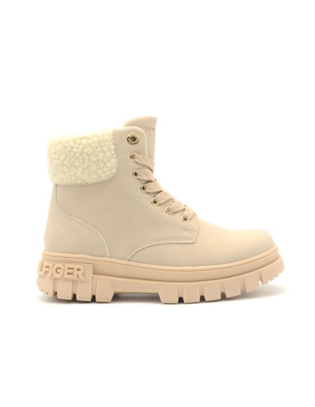 Bottes de combat en similicuir recyclé pour fille Tommy Hilfiger