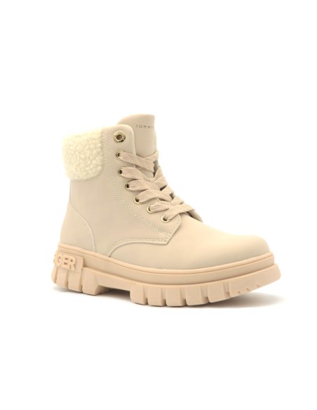 Bottes de combat en similicuir recyclé pour fille Tommy Hilfiger