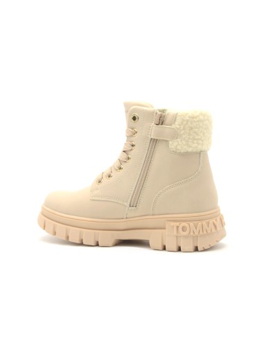 Bottes de combat en similicuir recyclé pour fille Tommy Hilfiger