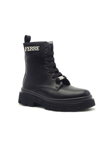 Ferré Mädchen-Stiefeletten mit seitlichem Metalllogo