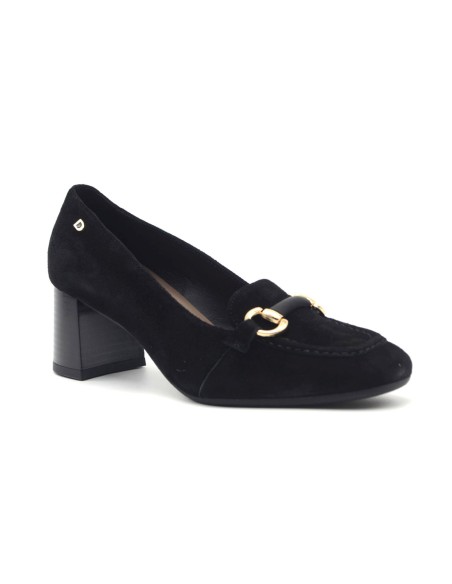 Donna Serena Gemma moccasin with heel Made in Italy for women