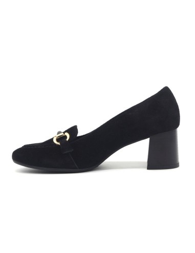 Donna Serena Gemma moccasin with heel Made in Italy for women