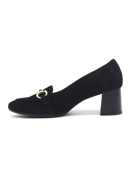 Donna Serena Gemma moccasin with heel Made in Italy for women
