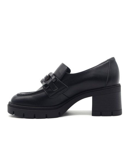 Donna Serena Vittoria moccasin with heel Made in Italy for women