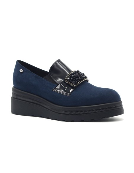 Mocassin Donna Serena Made in Italy pour femme en cuir suédé