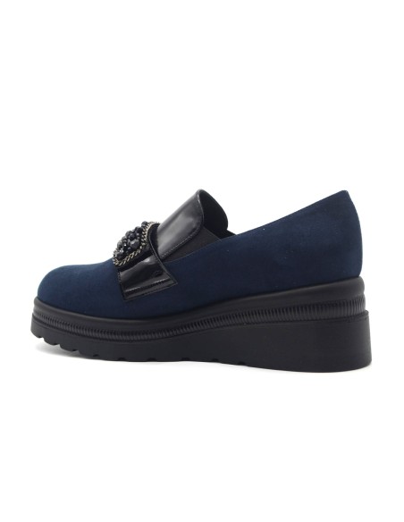Donna Serena moccasin Made in Italy for women in suede leather