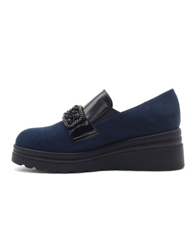 Donna Serena moccasin Made in Italy for women in suede leather