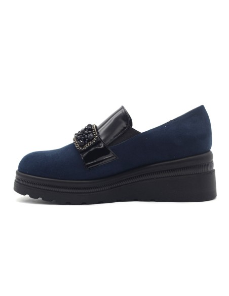 Donna Serena moccasin Made in Italy for women in suede leather
