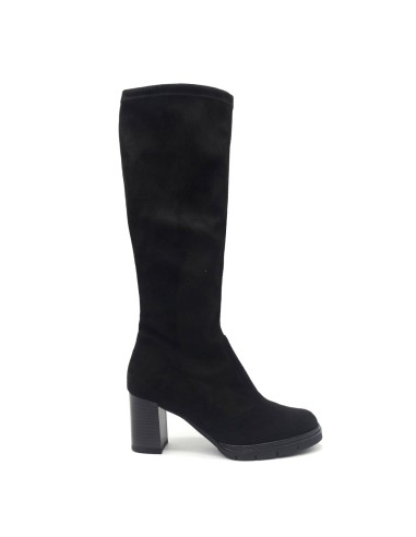 Bota de mujer de tejido con tacón Donna Serena Made in Italy