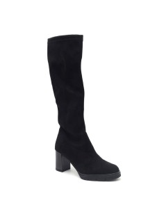 Donna Serena Made in Italy Damen-Stoffstiefel mit Absatz 2