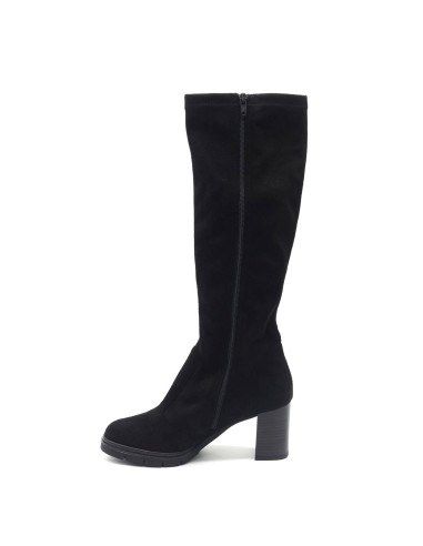 Bota de mujer de tejido con tacón Donna Serena Made in Italy