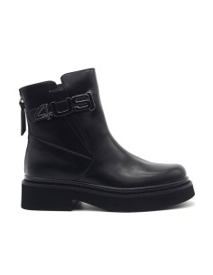 4US By Paciotti women's ankle boot in eco-leather with maxi metal logo