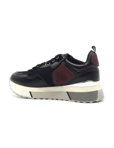 Liu Jo Maxi Wonder 01 Damen-Schnürsneaker aus Leder