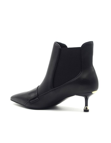 Bottine Liu Jo Deva 04 en cuir nappa avec détail en cuir verni