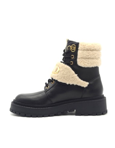Liu Jo Rumi 40 Damen-Stiefelette aus Leder mit Kunstfell