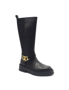 Liu Jo Rumi model 39 women's boots in leather and fabric 2