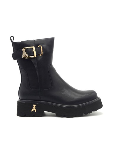 Botines de piel Patrizia Pepe para niña y mujer con cinturón