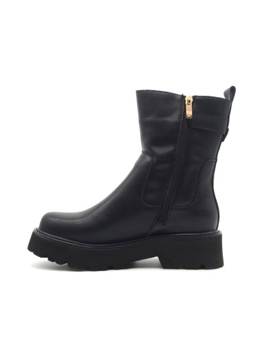 Botines de piel Patrizia Pepe para niña y mujer con cinturón