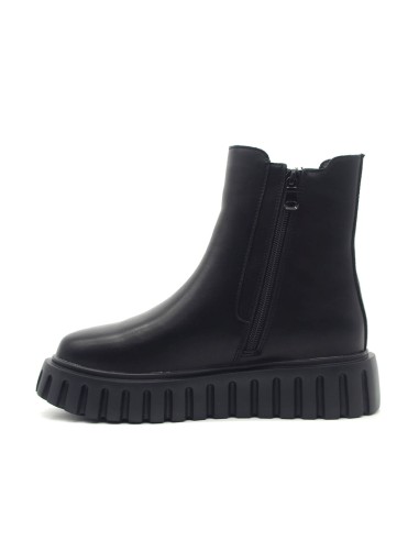 Patrizia Pepe leather ankle boots for girls and women with maxi logo