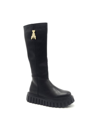Patrizia Pepe Lederstiefel für Mädchen und Damen mit Maxi-Logo