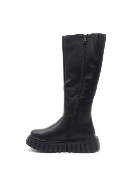 Patrizia Pepe Lederstiefel für Mädchen und Damen mit Maxi-Logo