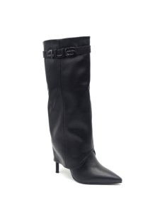Bota de piel sintética para mujer 4US by Paciotti con caña vuelta 2