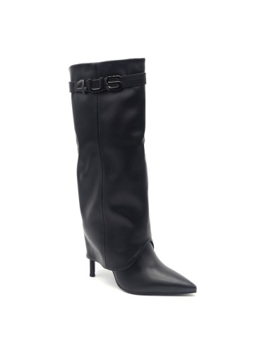 4US by Paciotti stivale donna in ecopelle con gambale risvoltato