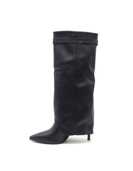4US by Paciotti stivale donna in ecopelle con gambale risvoltato
