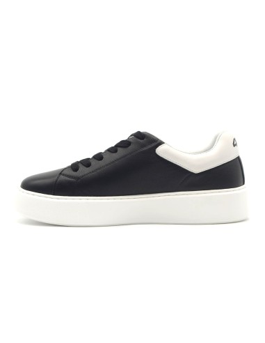 4US by Paciotti men's lace-up leather sneaker with logo