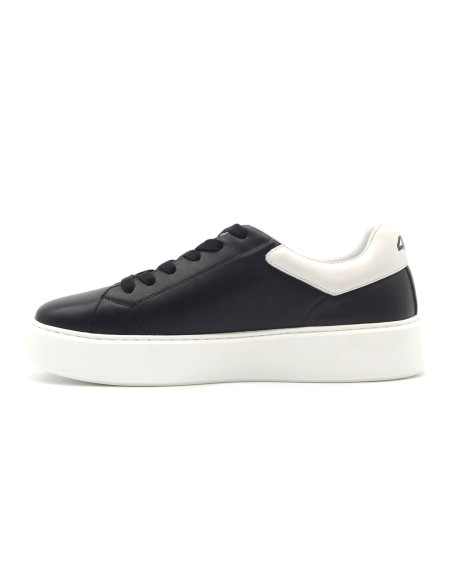 4US by Paciotti men's lace-up leather sneaker with logo