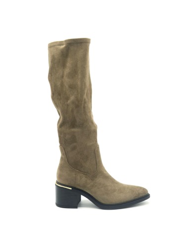 Botte texane femme Kharisma en tissu avec tige élastiquée